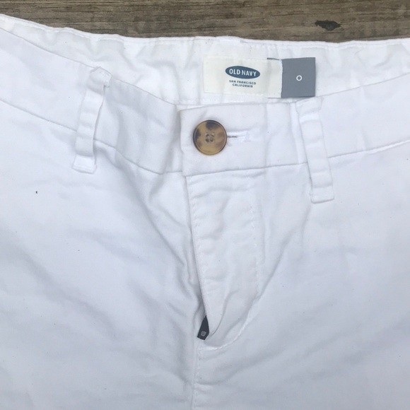 Old Navy White Pocket Shorts Size 0 - Picture 3 of 7